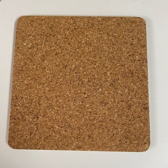 Vintage Holiday Christmas Poinsettias 2 Sets of 4 Cork Coasters New Old Stock - Picture 5 of 5